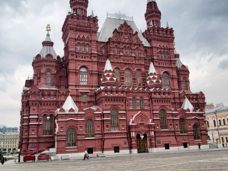Здание Государственного исторического музея в Москве